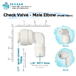 v2 CheckValveMaleElbowPlasticInsertCCK001 zc